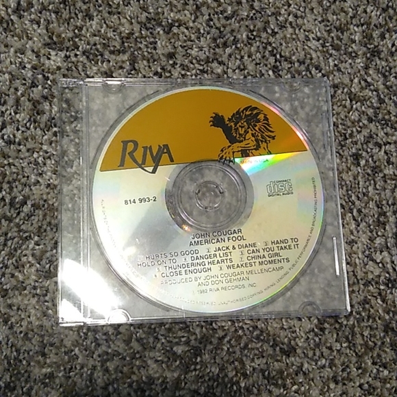 John Cougar "American Fool" CD (Missing Cover) - Picture 1 of 3